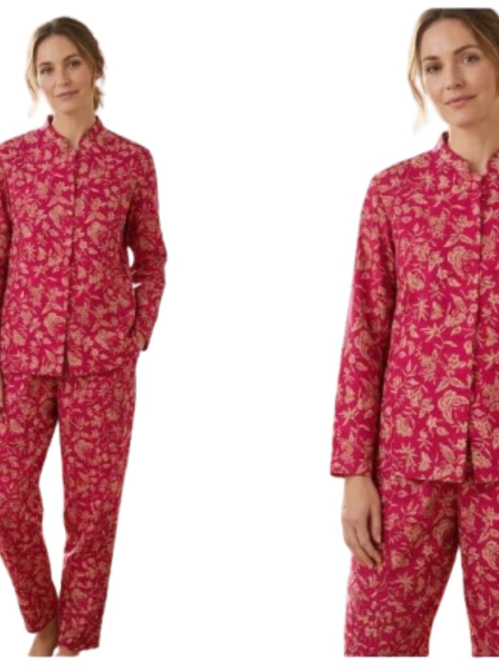 Leslie Fay Vintage 2 Pce Loungewear Leisure Top and Bottom Size 16WP